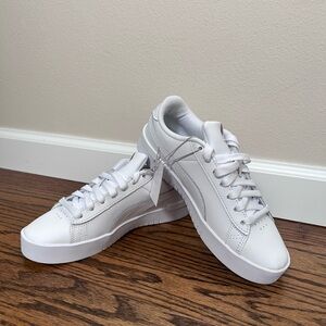 Puma Women's White Court Sneakers, NEW, 6.5